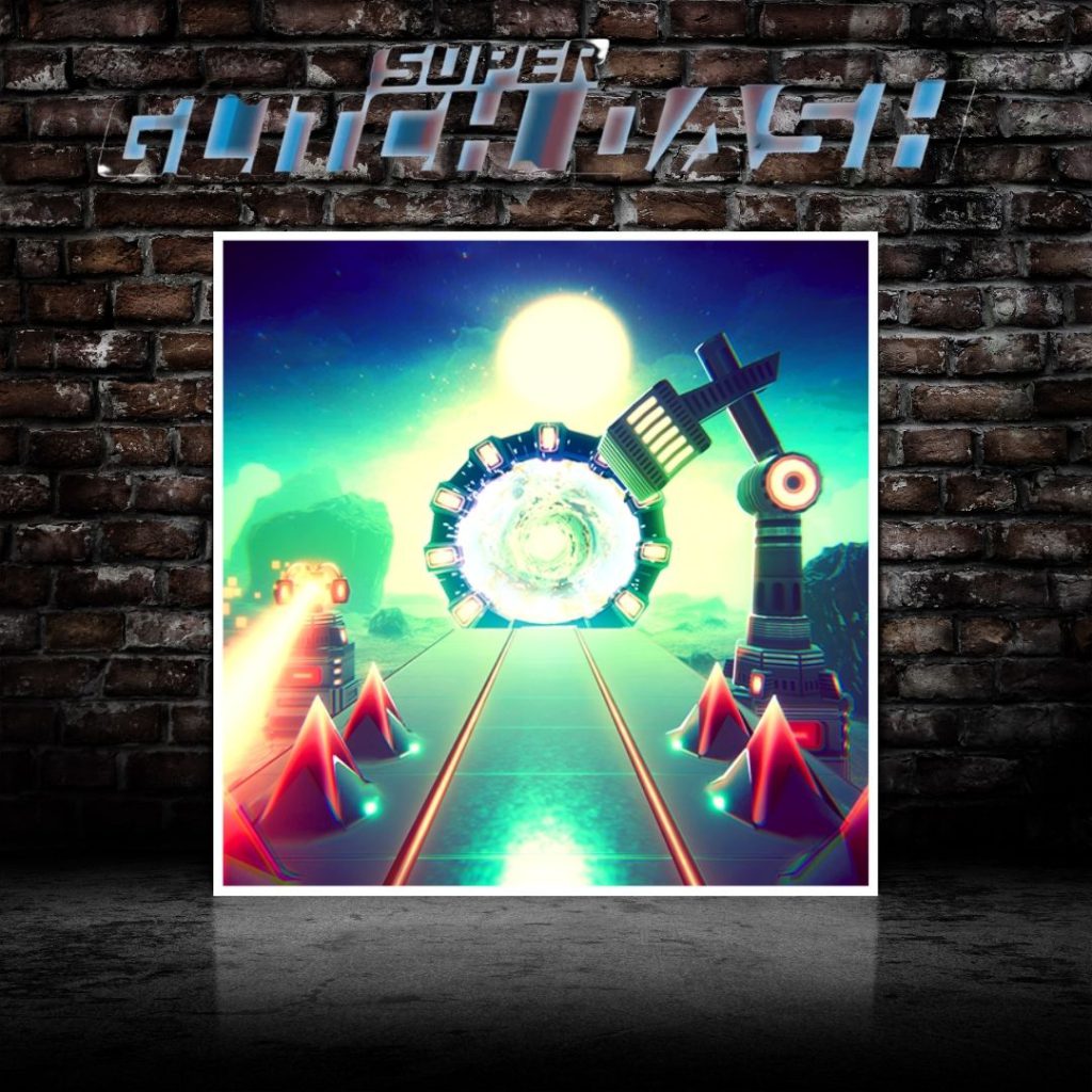 Super-Glitch-Dash-Poster
