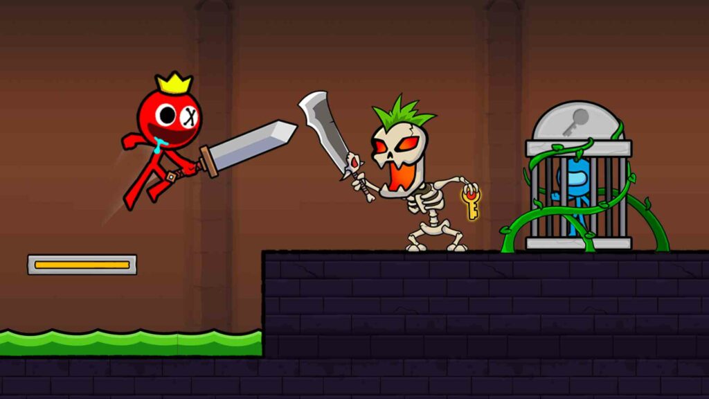 Red Stickman Poster