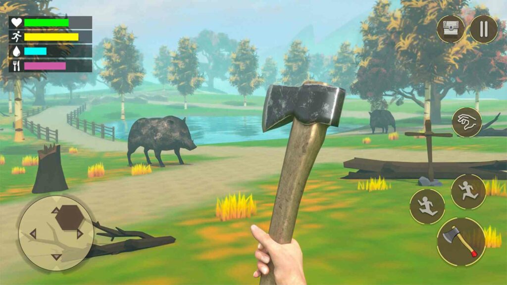 Stone Age Survival Island Poster